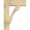 Ekena Millwork Olympic Block Rough Sawn Bracket w/ Offset Brace, Douglas Fir, 8"W x 24"D x 32"H BKT0806X24X32OLY05RDF - alternate 3